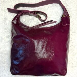 y2k COACH Patent Leather Hobo Shoulder bag Crossbody